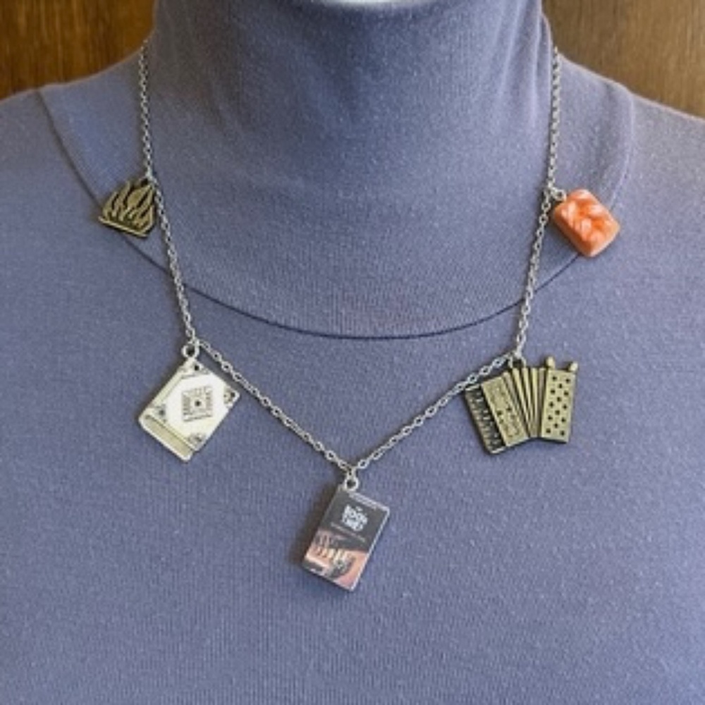 The Book Thief by Markus Zusak Handmade Literature Necklace Book Cover Accordion - Picture 7 of 16